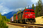 Canadian National Railway Dash 8-40CM